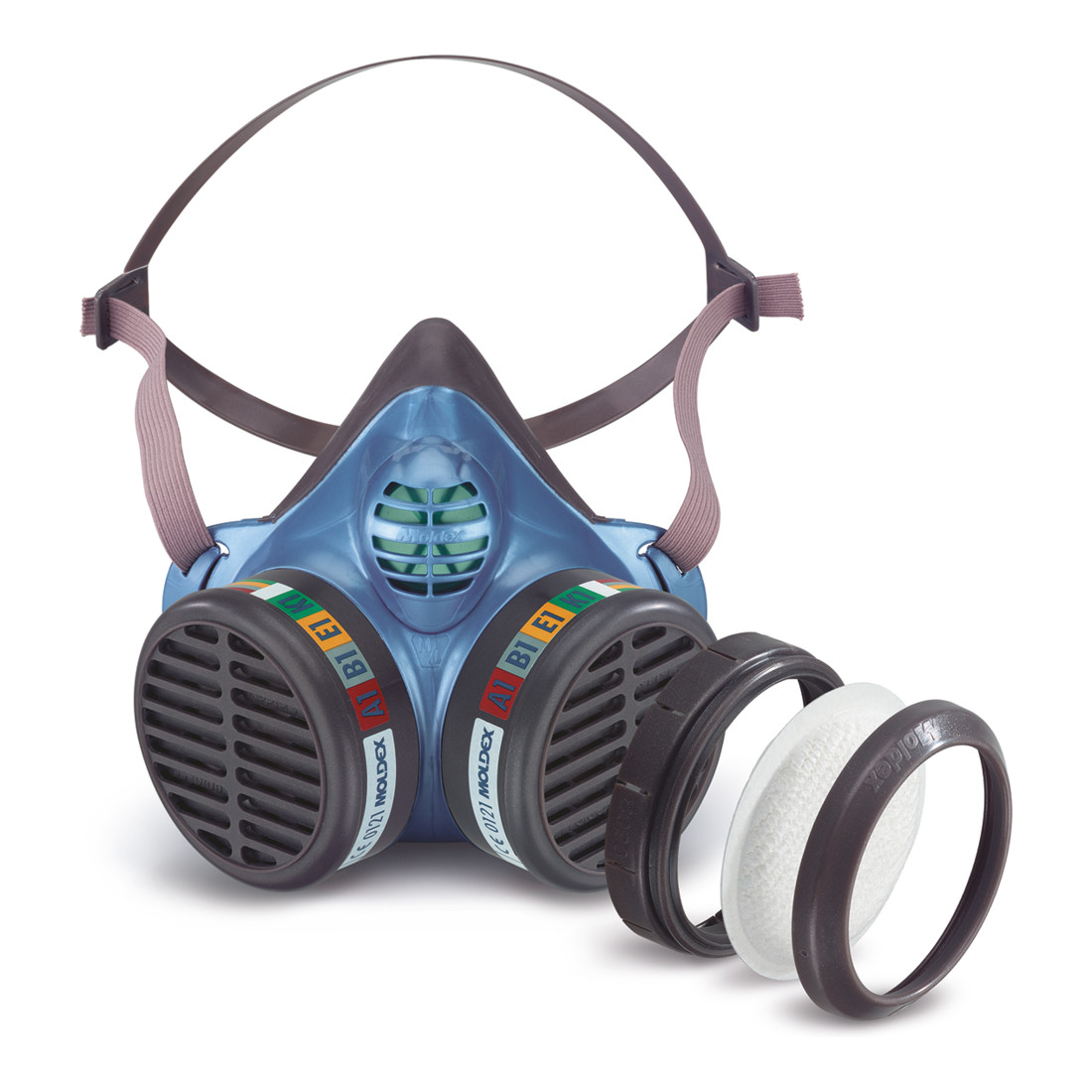 Moldex Semimaschera FFABEK1P3 R D Dim. M/L, gas organici, gas inorganici, gas acidi, ammoniaca e particelle