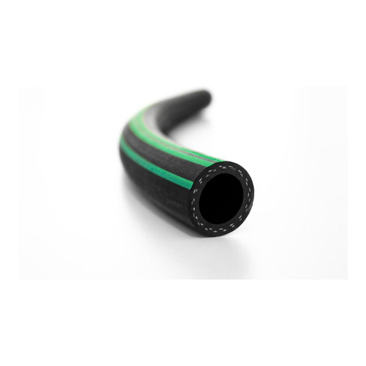 Semperit Supreme Tuyau premium polyvalent Supreme, 25x5,0 mm noir 3 bandes vertes 20 bar, 50 m