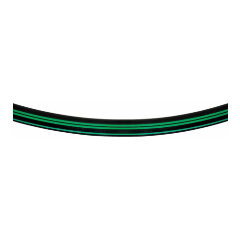 Semperit Supreme Vielzweckpremiumschlauch Supreme, 25x5,0mm schwarz 3 grüne Streifen 20bar, 50m