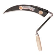 Sensensichel L340 mm demi-forgée, avec protection de coupe polie