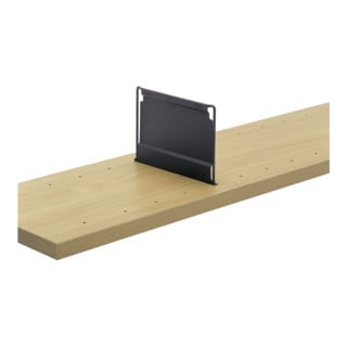 Séparateurs tôle d'acier p 300 x H 300 aluminium gris Bito RAL 9007