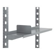 Séparateurs tôle d'acier p 400 x H 170 aluminium gris Bito RAL 9007