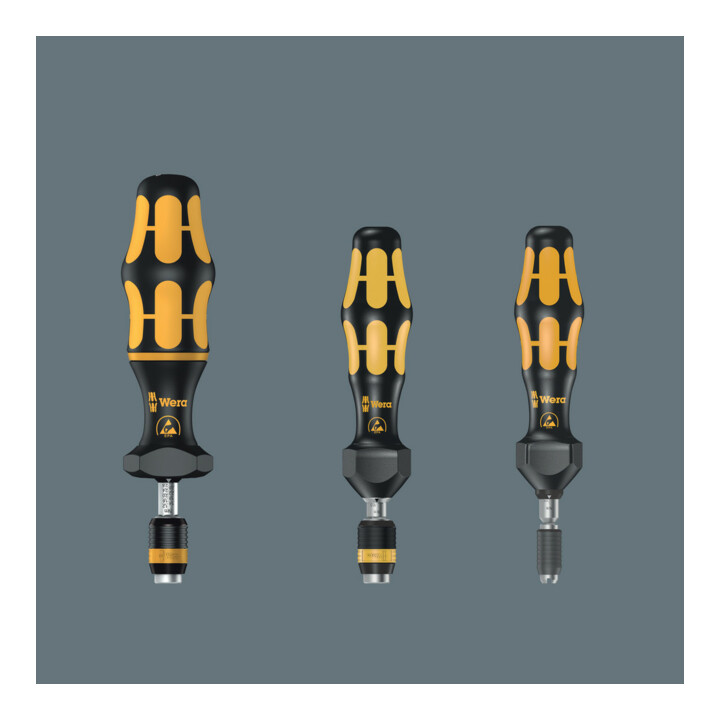 Série 7400 Kraftform ESD, Tournevis dynamométrique réglable (0,9-1,5 Nm) avec mandrin à serrage rapide Rapidaptor