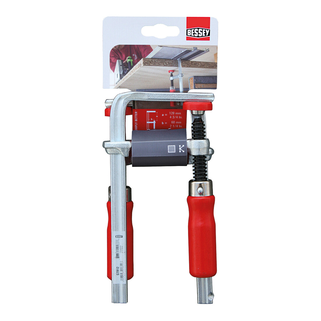 Serre-joint Bessey tout acier GTR portée 60 mm