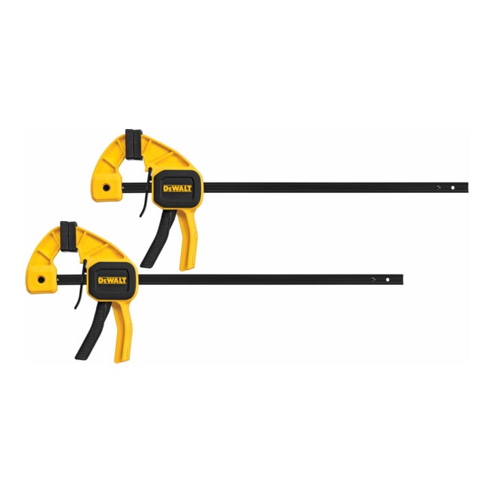 Serre-joint DEWALT à une main Medium 300mm 12IN Pack de 2 45kg force de serrage DWHT0-83158