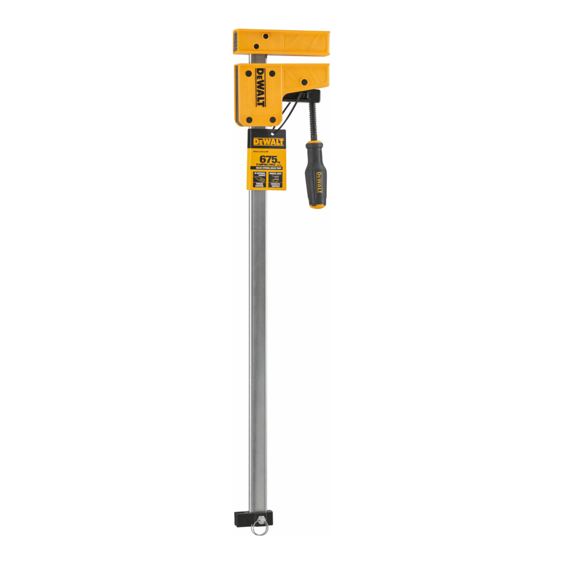 Serre-joint DEWALT parallèle à vis 600mm 24" 680kg force de serrage DWHT83831-1