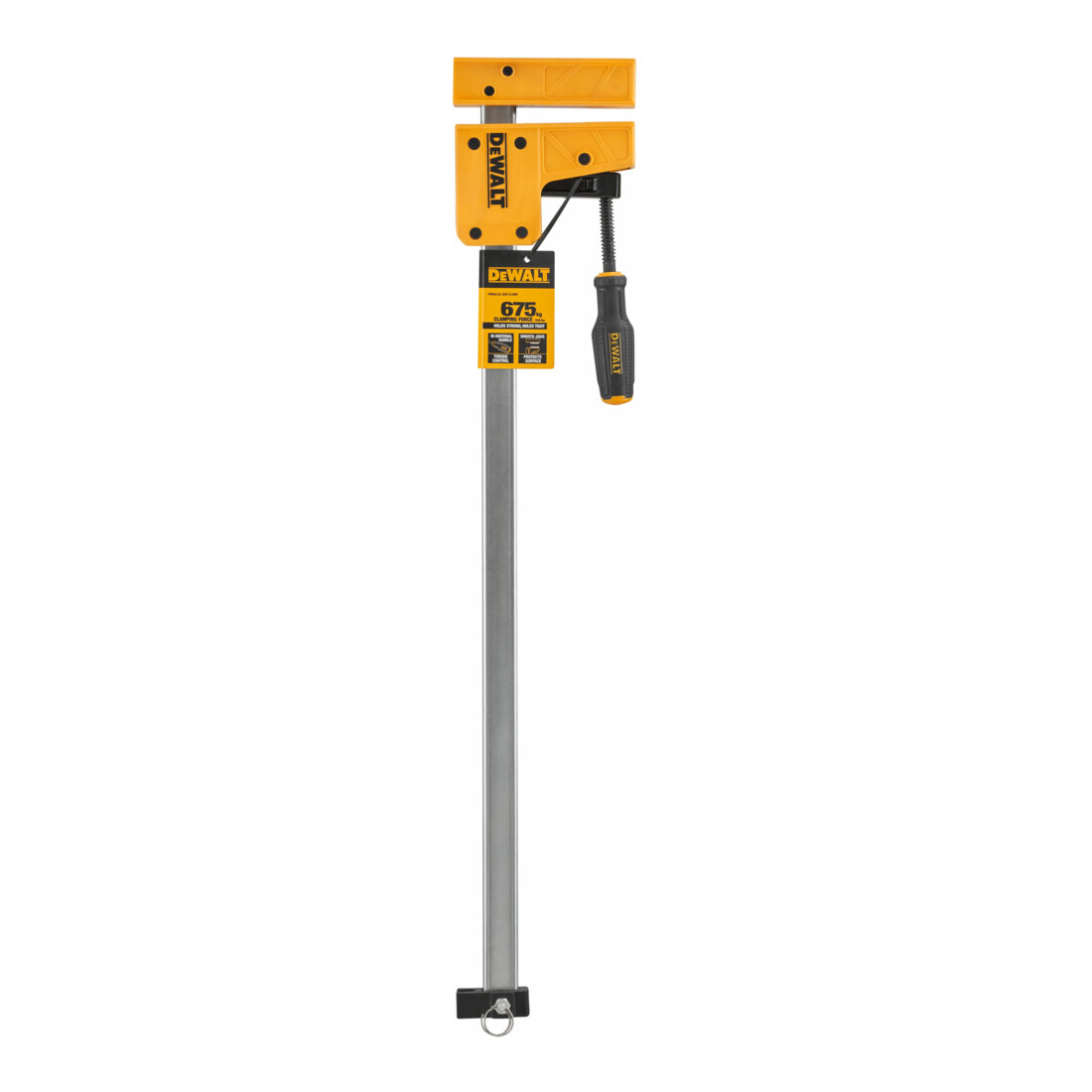Serre-joint DEWALT parallèle à vis 600mm 24" 680kg force de serrage DWHT83831-1