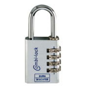 Serrure à combinaison Burg-Wächter Combi 90 20 CHROMO SB avec 3 galets