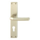 Serrure à cylindre Hoppe jeu de plat long Birmingham 1117/202SP Alu. F2 PZ 72mm DIN L/R-1