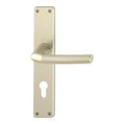 Serrure à cylindre Hoppe jeu de plat long Birmingham 1117/202SP Alu. F2 PZ 72mm DIN L/R