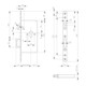 Serrure à pêne circulaire Circulaire r./Grille élastique PZ argent rd 20x250mm-3