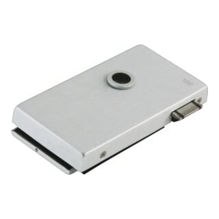 Serrure de porte en verre OFFICE Classic LM silver elox.UV DIN li.