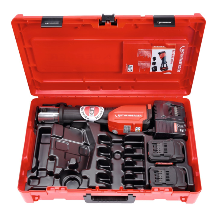 Sertisseuse Rothenberger ROMAX 4000 Basic Set, 1x2 Ah, 1x4 Ah, UE