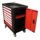 Servante d’atelier | 7 tiroirs, 1 porte latérale | avec 197 outils BGS Do it yourself