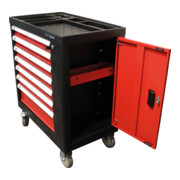 Servante d’atelier | 7 tiroirs, 1 porte latérale | avec 197 outils BGS Do it yourself-4