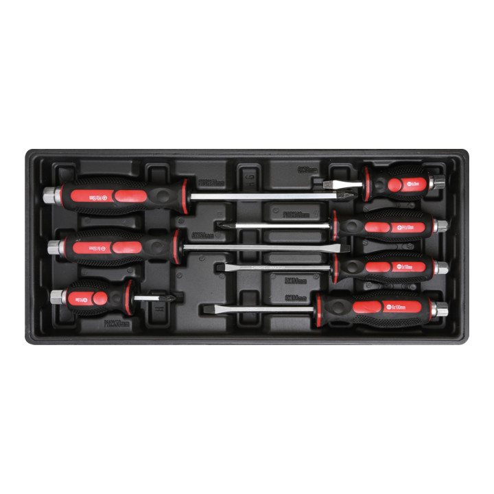 Servante d’atelier | 7 tiroirs, 1 porte latérale | avec 197 outils BGS Do it yourself