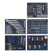 Servante d'atelier BGS 7 tiroirs, avec 354 outils-4