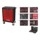 Servante d'atelier ECOline KS Tools NOIR/ROUGE avec 7 tiroirs et 598 outils d'excellente qualité