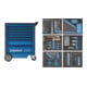 Servante d'atelier Gedore 2005-TS-190 avec un assortiment d'outils de 190 pièces