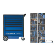 Servante d'atelier Gedore 2005-TS-308 avec un assortiment d'outils de 308 pièces-2