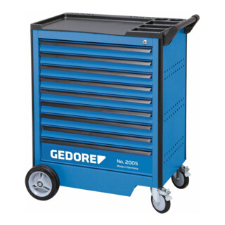 Servante d'atelier Gedore avec 9 tiroirs (l 640 x p 400 mm)