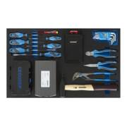 Servante d'atelier Gedore avec assortiment d'outils 177 pièces GTT B-S-177-4