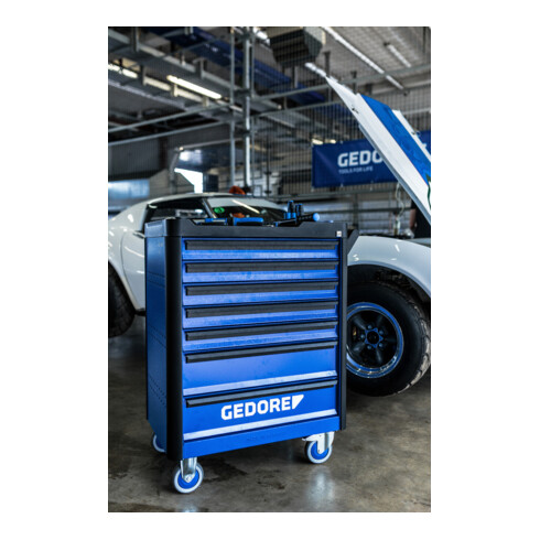 Servante d'atelier Gedore Workster Smartline avec 7 tiroirs