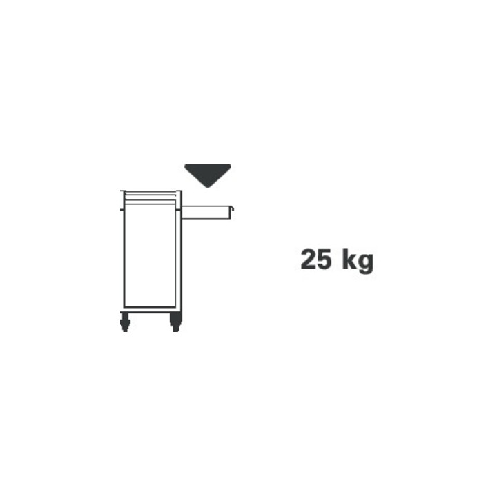 Servante d'atelier l.780xP.499xH.912mm 126-pcs. outils 8 module avec 3 tiroir ST