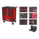 Servante d'atelier RACINGline, NOIR/ROUGE, 7 tiroirs, 598 outils KS Tools