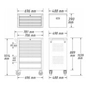 Servante d'atelier Servante d'atelier 178N-10 HAZET-4