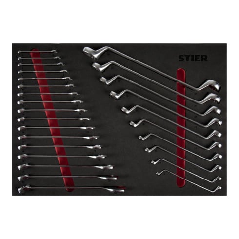 Servante d'atelier STIER Black garnie, 241 pièces