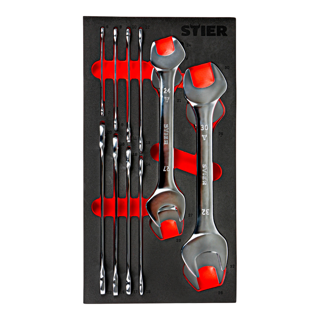 Servante d'atelier STIER XXL garnie, 265 pièces