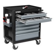 Servante d'atelier vide STIER, BLACK-Edition-4