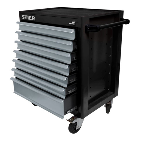 Servante d'atelier vide STIER, BLACK-Edition