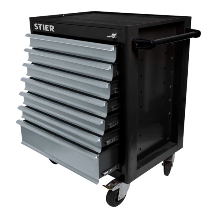 Servante d'atelier vide STIER, BLACK-Edition