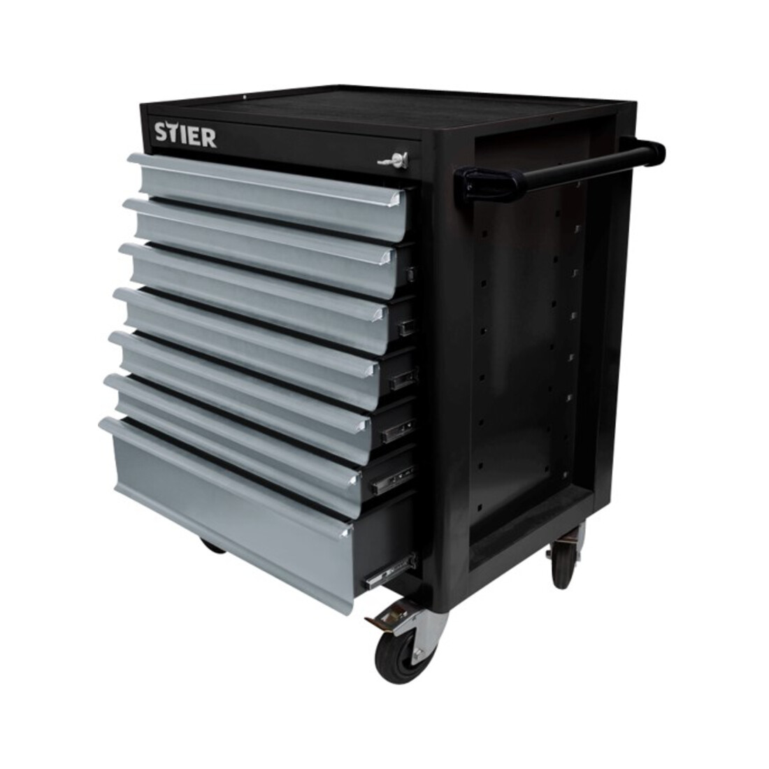 Servante d'atelier vide STIER, BLACK-Edition
