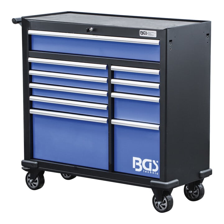 Servante d’atelier XXL BGS 10 tiroirs, vide