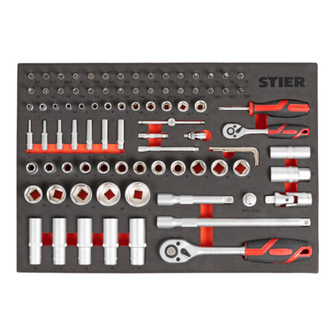 Servante d'atelierSTIER Basic+ garnie  92 pcs