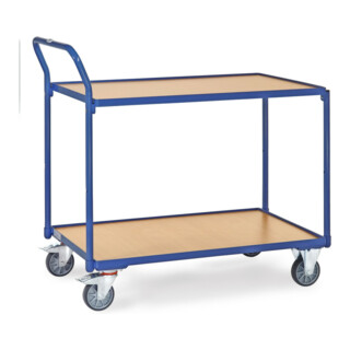 fetra Chariot de table à deux plateaux