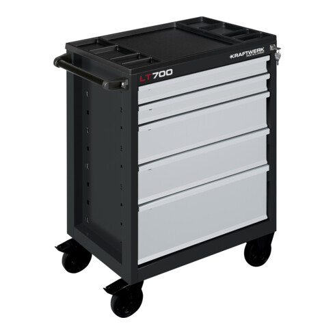 Servantes d'atelier Kraftwerk BASIC LINE LT 700, 5 tiroirs, 337 pcs.
