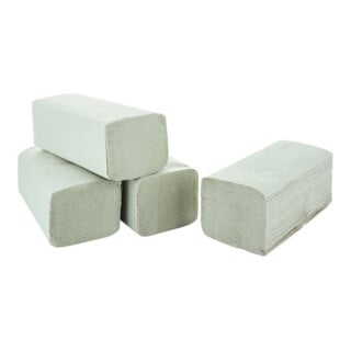 Serviettes pliantes blanc naturel papier recyclé