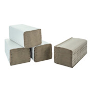 Serviettes pliantes naturelles en papier recyclé