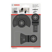 Bosch Set base per piastrelle per utensili multifunzione 3 pezzi