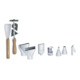 Set d'accessoires p. air chaud ensemble de 12 pièces dans une mallette-1