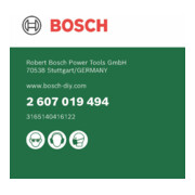 Jeu de feuilles abrasives Bosch pour ponceuse orbitale aléatoire, non perforées, 125 mm-4