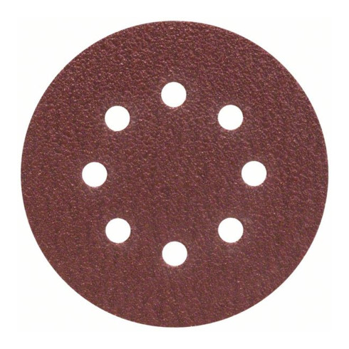 Jeu de feuilles abrasives Bosch pour ponceuse orbitale aléatoire, non perforées, 125 mm