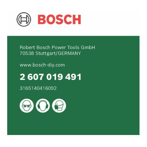 Jeu de feuilles abrasives Bosch pour ponceuse orbitale aléatoire, non perforées, 125 mm