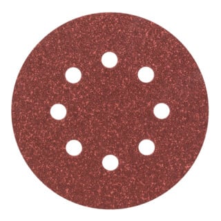 Jeu de feuilles abrasives Bosch pour ponceuse orbitale aléatoire, non perforées, 125 mm