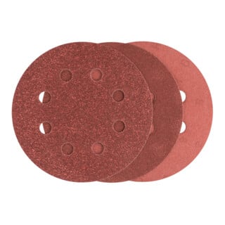 Set de 25 disques abrasifs pour ponceuse excentrique, grain 80, 120, 240