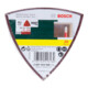 Set de 25 feuilles abrasives pour ponceuse Delta, grain 60, 120, 240-4